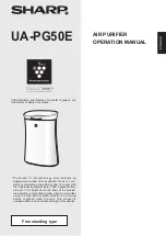 Preview for 3 page of Sharp UA-PG50E Operation Manual