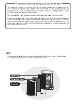 Preview for 4 page of Sharp UA-PG50E Operation Manual