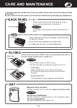 Preview for 12 page of Sharp UA-PG50E Operation Manual