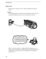 Preview for 14 page of Sharp UX305 - UX 305 B/W Thermal Transfer Operation Manual