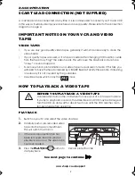 Preview for 13 page of Sharp VC-MH705HM Operation Manual