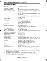 Preview for 38 page of Sharp VC-MH705HM Operation Manual