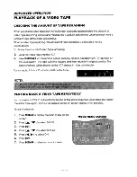 Preview for 20 page of Sharp VC-MH761SM Operating Instructions Manual