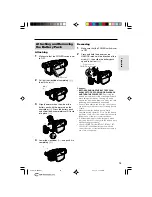 Preview for 21 page of Sharp ViewCam Slim VL-AX1H Operation Manual