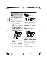 Preview for 22 page of Sharp ViewCam Slim VL-AX1H Operation Manual