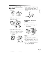 Preview for 19 page of Sharp VL-DC1E Operation Manual