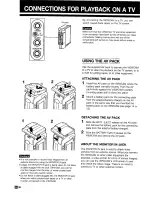 Preview for 38 page of Sharp VL-E30S Operation Manual