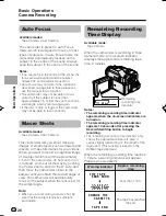 Preview for 36 page of Sharp VL-Z950S Operation Manual