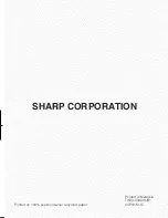 Preview for 132 page of Sharp VL-Z950S Operation Manual