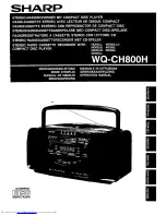 Sharp WQ-CH800H Operation Manual preview