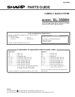 Preview for 45 page of Sharp XL-3500H Service Manual