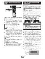 Preview for 18 page of Sharp XL-HF203B Operation Manual