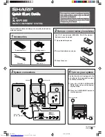 Sharp XL-MP150E Quick Start Manual preview