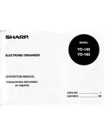 Sharp YO-140 Operation Manual preview