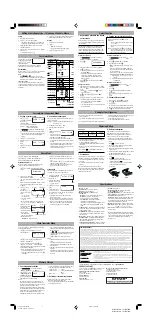 Preview for 2 page of Sharp YO-P5B Operation Manual