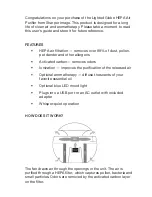 Preview for 2 page of Sharper Image 203182 User Manual