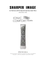 Preview for 1 page of Sharper Image A552 Operating Manual