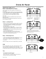 Preview for 8 page of Sharper Image Drone Air Racer Manual