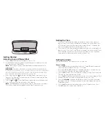 Preview for 4 page of Sharper Image EC-P115 Instruction Manual And  Warranty Information