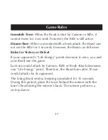 Preview for 17 page of Sharper Image SC050 Battle Beasts Instructions Manual