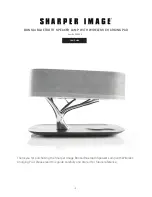 Preview for 1 page of Sharper Image Sharper Image Bonsai Bluetooth Speaker Lamp User Manual