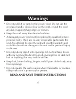 Preview for 6 page of Sharper Image SI857 Instructions Manual