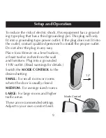 Preview for 9 page of Sharper Image SI857 Instructions Manual