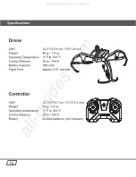 Preview for 16 page of Sharper Image Spider Stunt Drone Owner'S Manual