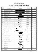 Preview for 6 page of Shelldome SH-RO205010 Instructions Manual