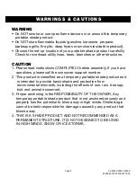 Preview for 2 page of ShelterLogic 22556 Assembly Instructions Manual