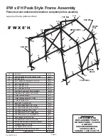 Preview for 2 page of ShelterLogic Peak Style 8' W x 8' H Assembly Instructions Manual