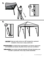 Preview for 5 page of ShelterLogic Pop-Up 22538 Installation Manual