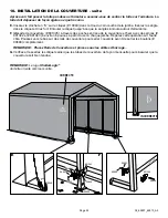 Preview for 24 page of ShelterLogic ShelterTube 62807 Assembly Manual