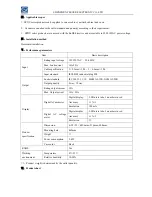 Preview for 3 page of SHENZHEN CLEVER ELECTRONIC SPDU2100 User Manual