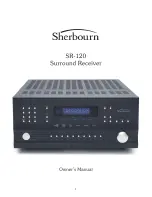 Sherbourn SR-120 Owner'S Manual preview