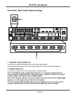 Preview for 17 page of Sherbourn SR-8100 User Manual