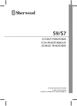 Sherwood S7 SOUND PANORAMA Operating Instructions Manual preview