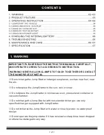 Preview for 2 page of Shido EF16000-12 Instruction Manual