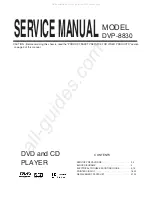 Shinco DVP-8830 Service Manual preview