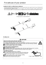 Preview for 8 page of Shindaiwa C310S Operator'S Manual