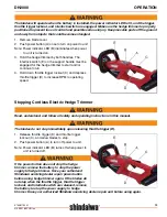 Preview for 19 page of Shindaiwa DH2000 Instruction Manual