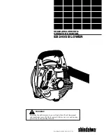 Shindaiwa EB240S Owner'S/Operator'S Manual preview