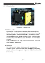 Preview for 33 page of Shini SGS-6080S Operation Instructions Manual