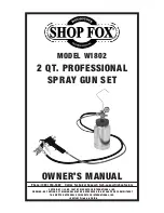 Preview for 1 page of Shop fox SHOP FOX W1802 Owner'S Manual