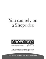 Preview for 27 page of Shoprider 778HD Owner'S Manual