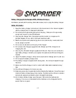 Preview for 17 page of Shoprider 888WNLD User Manual