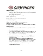 Preview for 18 page of Shoprider 888WNLD User Manual