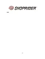 Preview for 22 page of Shoprider 888WNLD User Manual