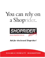 Preview for 25 page of Shoprider Puma 10 User Manual