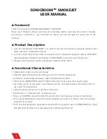 Preview for 2 page of Showven Sonicboom Smokejet User Manual